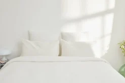 Drap housse en gaze de coton milk 140 x 200 cm - The Cool Republic