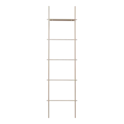 Echelle pour serviettes en fer thermolaqué beige 45x15x165cm Dora - Ferm living