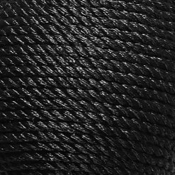 Embrasse Cablée Moana Noir - Madura