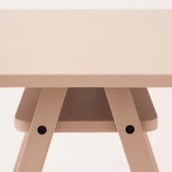 Ensemble bureau enfant avec 1 chaise en bois de hêtre massif rose blush Growing Green - Nobodinoz