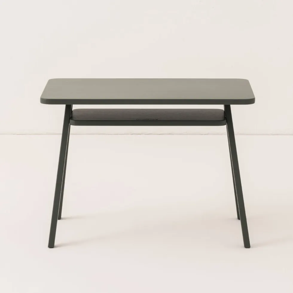 Ensemble bureau enfant avec 2 chaises en bois de hêtre massif vert profond Growing Green - Nobodinoz