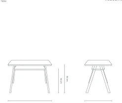 Ensemble bureau enfant avec 2 chaises en bois de hêtre massif vert profond Growing Green - Nobodinoz