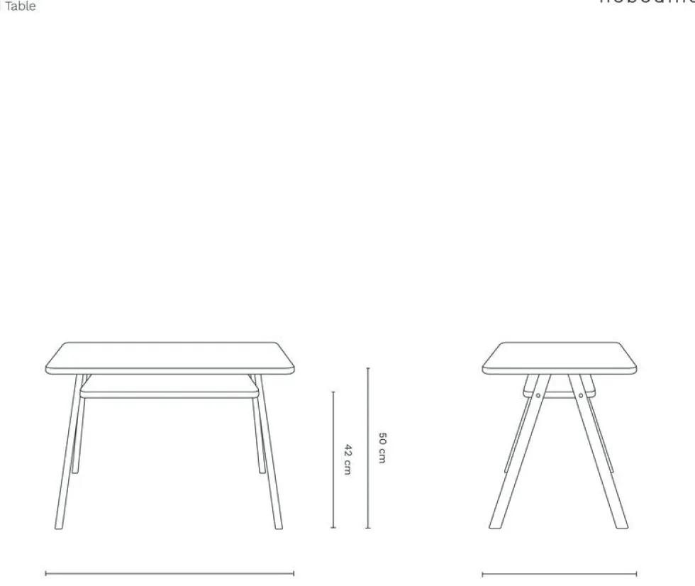 Ensemble bureau enfant avec 2 chaises en bois de hêtre massif vert profond Growing Green - Nobodinoz