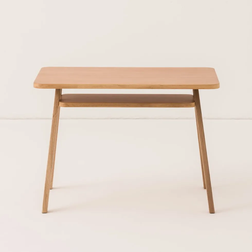 Ensemble bureau enfant avec 2 chaises en chêne massif Growing Green - Nobodinoz