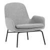 Era Lounge Chair Low Black Steel - Normann Copenhagen