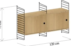 Etagère configurée byo-686146 120x75cm - String Furniture