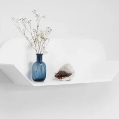 Etagère en bois Blanc Faces 12 - Compagnie