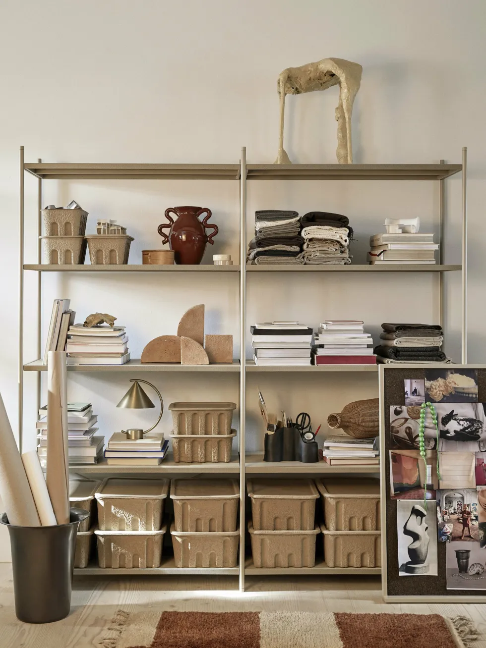 Etagère en chêne huilé 90 x 40 cm Punctual - Ferm Living