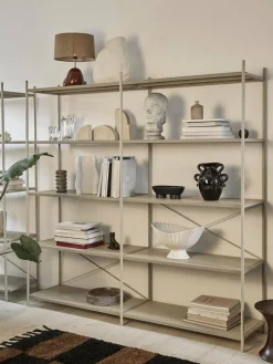 Etagère en chêne huilé 90 x 40 cm Punctual - Ferm Living