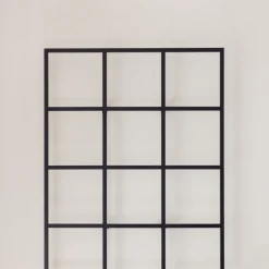 Etagère en métal noir 122x92cm Rivo - Metallbude