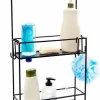 Etagère murale de douche en acier noir Cubiko Caddy - Umbra