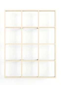 Etagère murale en acier beige cashew 29,9x20cm Rivo - Metallbude