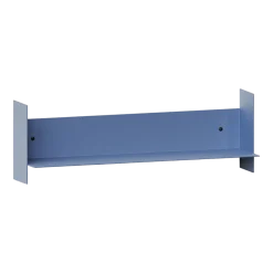 Etagère murale en acier bleu rock 60cm Pli - Tiptoe