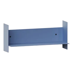 Etagère murale en acier bleu rock 45cm Pli - Tiptoe