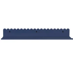 Etagère murale en acier laqué bleu mat 50x16x6cm - Nobodinoz