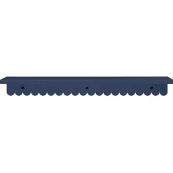 Etagère murale en acier laqué bleu mat 50x16x6cm - Nobodinoz