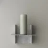 Etagère murale en aluminium brossé 25x20,4x20cm Alu - Normann Copenhagen