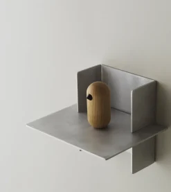 Etagère murale en aluminium brossé 25x20,4x20cm Alu - Normann Copenhagen