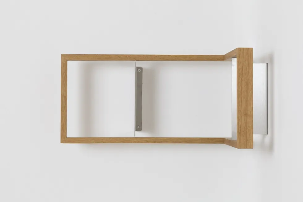 Etagère murale en bois de chêne naturel B-eck1 - Das kleine b