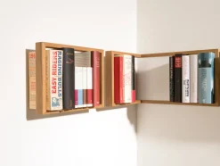 Etagère murale en bois de chêne naturel B-eck3 - Das kleine b