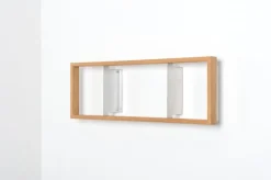 Etagère murale en bois de chêne naturel 34x50,5x15cm B8 - Das kleine b