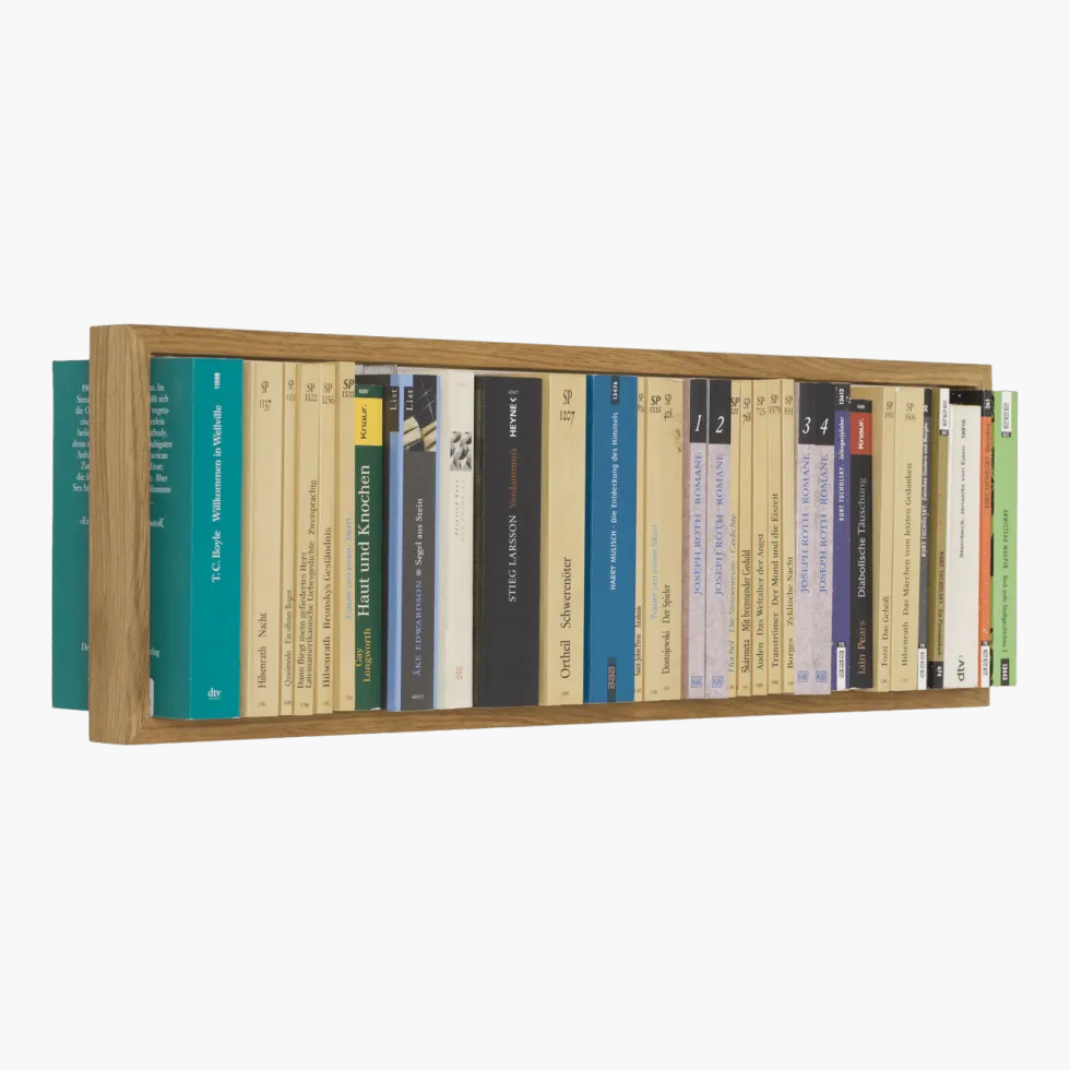 Etagère murale en bois de chêne naturel 34x50,5x15cm B8 - Das kleine b