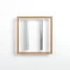 Etagère murale en bois de chêne naturel 34x32x15cm B7 - Das kleine b
