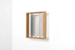 Etagère murale en bois de chêne naturel 34x32x15cm B7 - Das kleine b