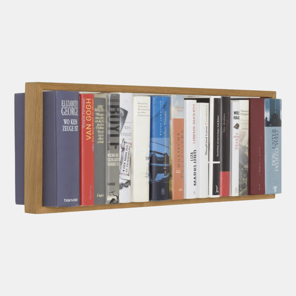 Etagère murale en bois de chêne naturel 25,2x69x10,8cm B6 - Das kleine b