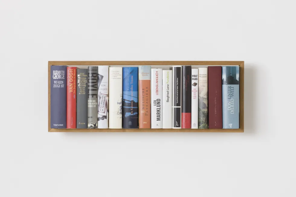 Etagère murale en bois de chêne naturel 25,2x69x10,8cm B6 - Das kleine b