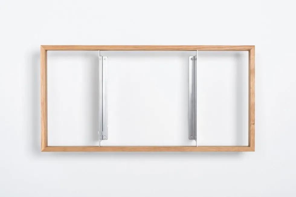 Etagère murale en bois de chêne naturel 34x69x15cm B9 - Das kleine b
