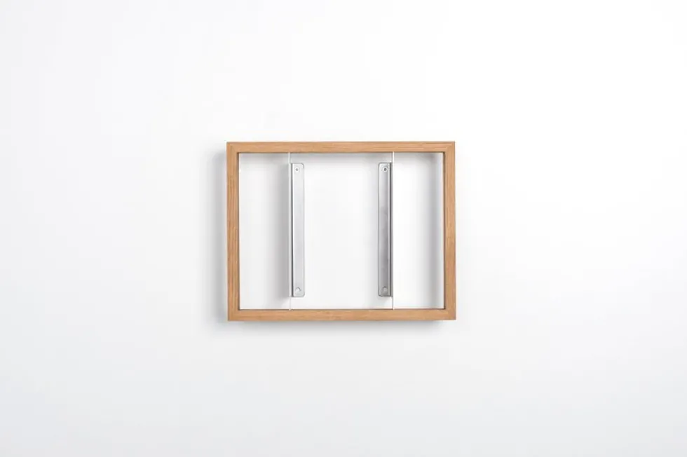 Etagère murale en bois de chêne naturel 25,2x32x10,8cm B4 - Das kleine b