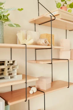 Etagère murale en bois de hêtre Link 1 - Studio Hausen