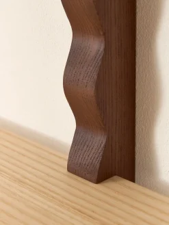 Etagère murale en bois massif d'hévéa et frêne naturel 90x22x102cm Heju x Nobodinoz - Nobodinoz