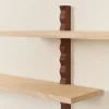 Etagère murale en bois massif d'hévéa et frêne naturel 90 x 20 x 33 cm Heju x Nobodinoz - Nobodinoz