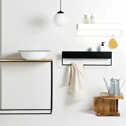 Etagère murale métalique blanche Landa Re-Hang - Custom Form