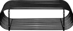 Etagère murale ovale en acier noir 40,4cm Curva - AYTM