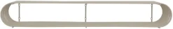 Etagère murale ovale en acier taupe 80,4cm Curva - AYTM