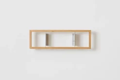 Etagère murale range CD en bois de chêne naturel B-cd 3 - Das kleine b