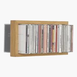Etagère murale range CD en bois de chêne naturel B-cd 1 - Das kleine b