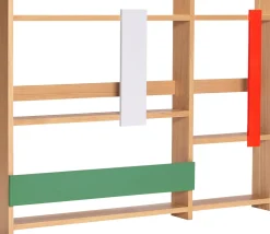 Etagère porte-revues murale en bois de chêne naturel 110x13x80cm Arki - Hübsch