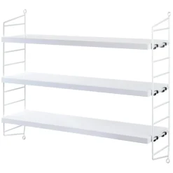 Etagères en bois blanc String Pocket - String furniture
