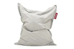 Fauteuil à bascule extérieur en métal noir avec coussin gris clair Rock'n Roll Combi - Fatboy