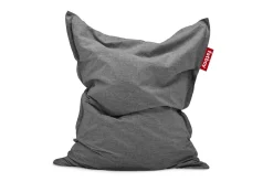 Fauteuil à bascule extérieur en métal noir avec coussin gris Rock 'n Roll Combi - Fatboy
