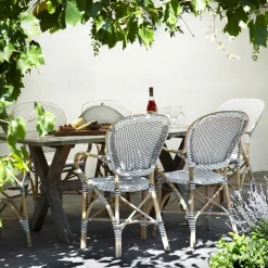Fauteuil bistrot marron Isabelle - Sika Design