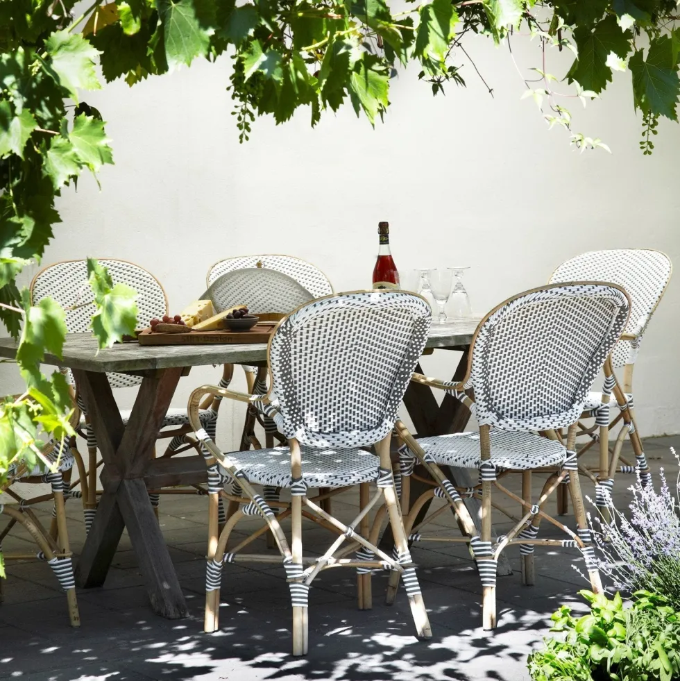 Fauteuil bistrot marron Isabelle - Sika Design