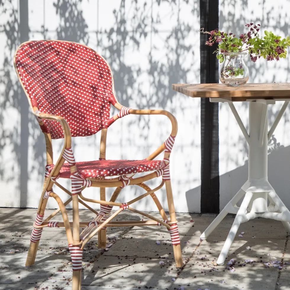 Fauteuil bistrot marron Isabelle - Sika Design