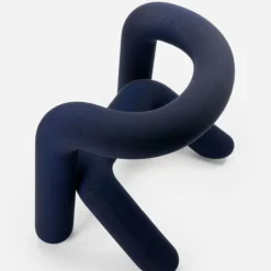 Fauteuil bleu foncé 65cm Extra bold - Moustache