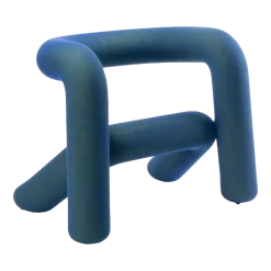 Fauteuil bleu-vert 65cm Extra bold - Moustache
