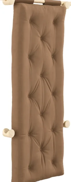Fauteuil convertible en coton mocca 75x200cm Hooked - Karup Design